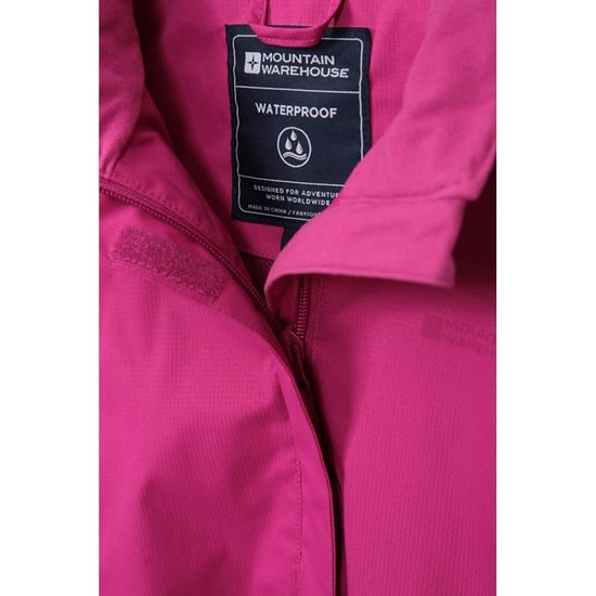 Mountain Warehouse Childrens/Kids Shelly II Wasserdichte Jacke (Berry) - Image 6