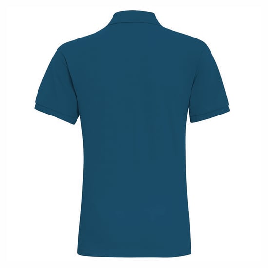 Asquith & Fox Mens Plain Kurzarm-Poloshirt (Teal Heather) - Image 2