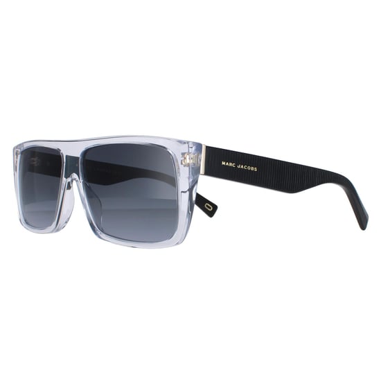 Marc Jacobs Rectangle Unisex Crystal Black Dark Grey Gradient 096/S