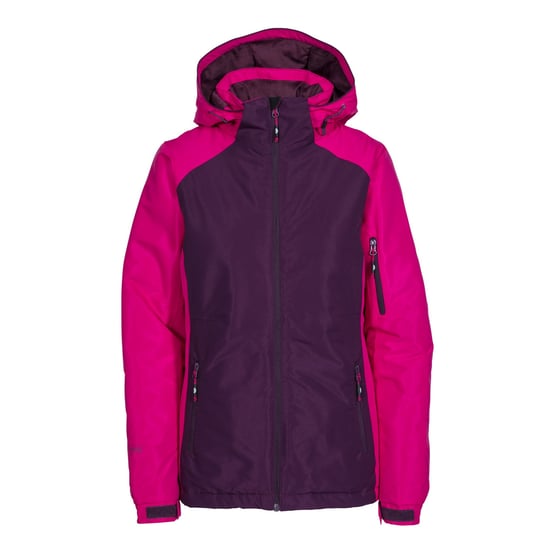 Trespass Damen Sikjacke Sheelin, mit Kapuze und Klettverschluss, wetterfest (Purpurviolett) - Image 1