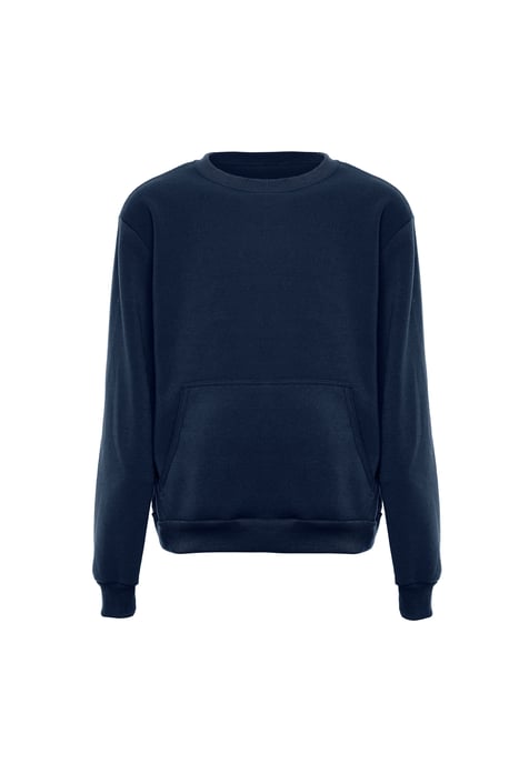 Mo Rundhalspullover Herren Marine - Image 1