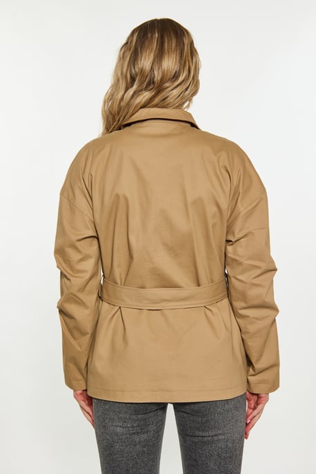 Dreimaster Jacke Damen Sand - Image 4