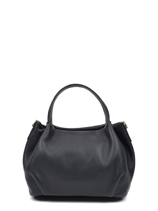 Anna Luchini SS22 AL 1437 Noir Cuir de vachette Sac - Image 1