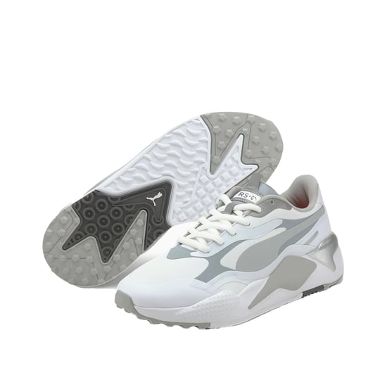 PUMA RS-G Quiet Shade Golf Lace-Up White Synthetic Womens Trainers 194258 02