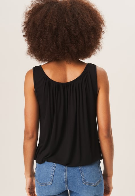 Rouse Neck Oversized Ärmelloses Top - Image 3