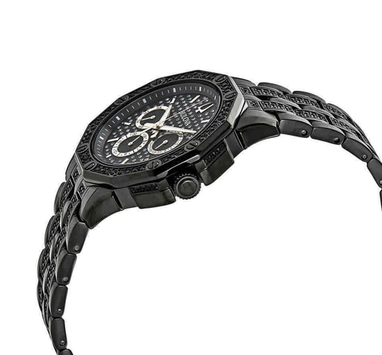 Bulova Crystal Octava Herren Uhr Schwarz 98C134 - Image 3