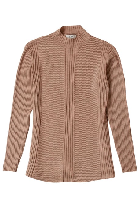 High Neck Ribbed Top - Image 2
