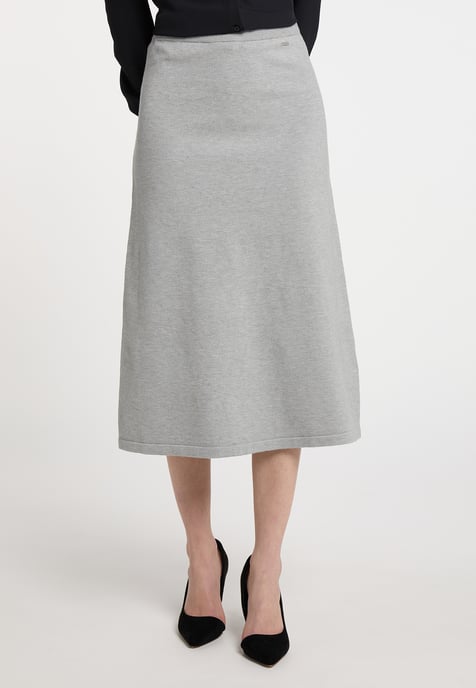 Dreimaster Rock Damen Grau Melange - Image 2