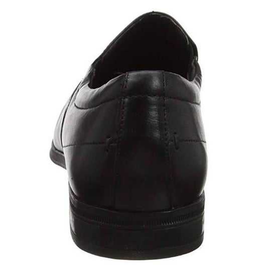 Hush Puppies Mens Billy Slip On Leather Shoe (Black)