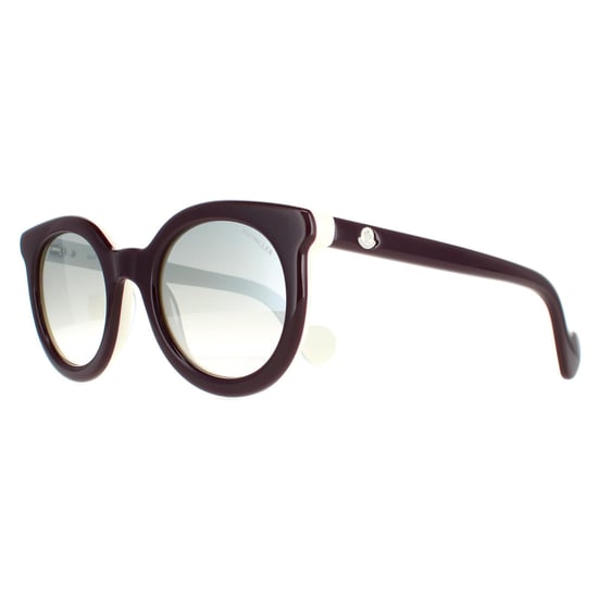 Moncler Round Womens Bordeaux  Smoke Mirror ML0015