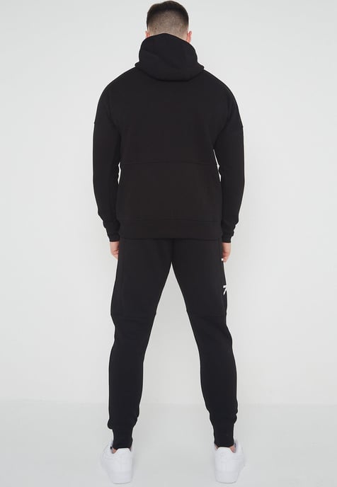 Nike Air Herren Zip durch Trainingsanzug Set Schwarz - Image 2