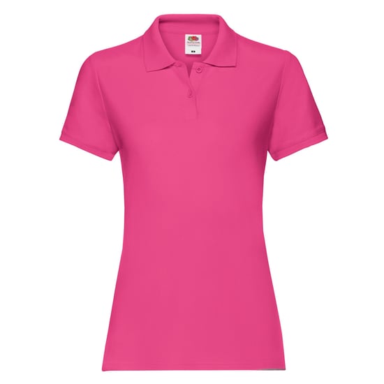 Fruit of the Loom - "Premium" Poloshirt für Damen (Fuchsie) - Image 2