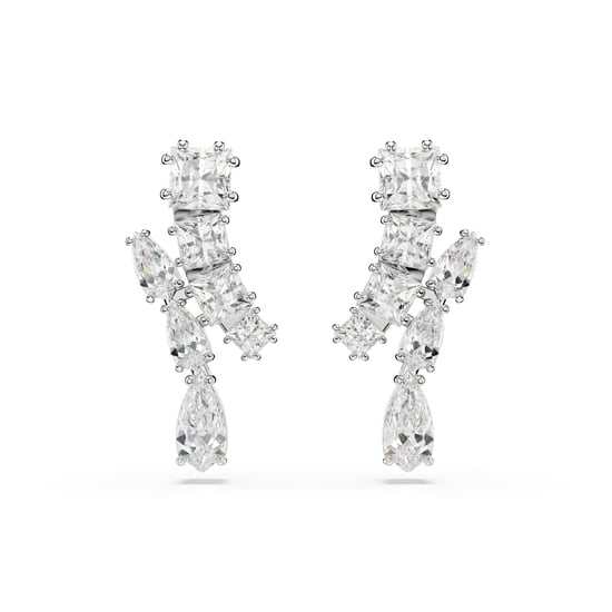 Swarovski 'Matrix' Damen-Ohrhänger aus Metall - Silber 5700418 - Image 1