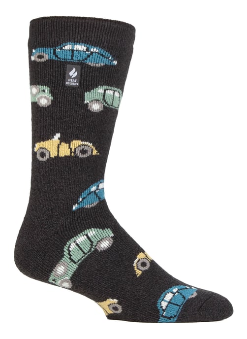 Herren Fun Hobby Socken | Heat Holders Lite | Novelty Fluffy Fleece gefüttert Thermosocken für Winter - Transport - Image 1