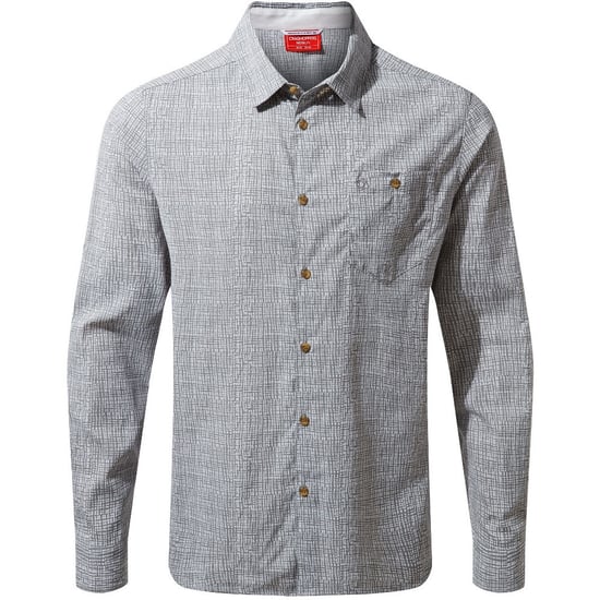 Craghoppers Mens NosiLife Lester Wicking Long Sleeve Shirt
