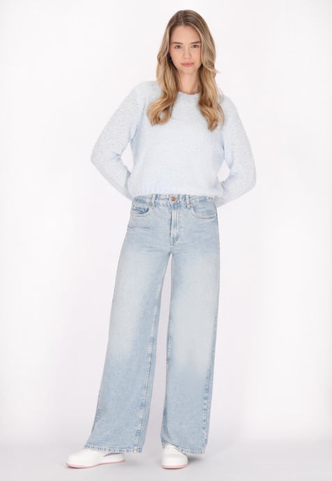 Mymo Pullover Damen hellblau - Image 2