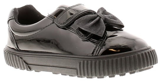 Buckle My Shoe Betti Bow Younger Girls School Shoes black