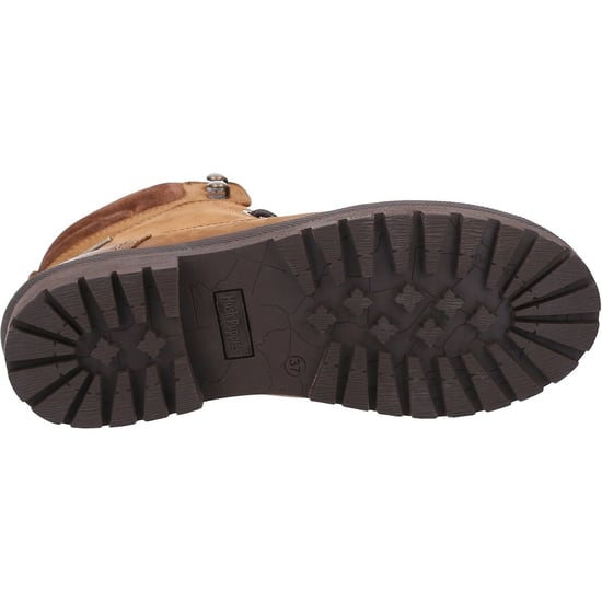 Hush Puppies Annay Leder Damen Stiefel Camel - Image 3