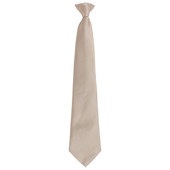 Premier - "Colours Fashion" Krawatte Zum Anklemmen für Herren/Damen Unisex (Khaki) - Image 1