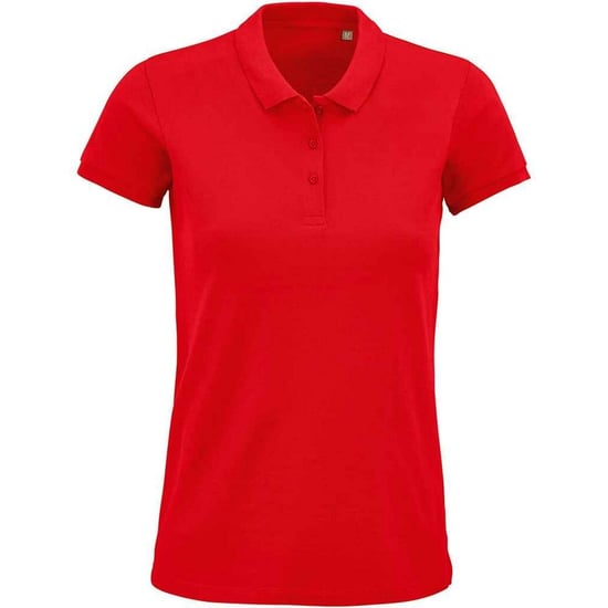 SOLS Womens/Ladies Planet Organic Polo Shirt (Red)