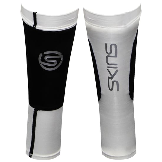 Skins Essentials Herren Schwarz/Weiß Kompressions-Wadenmanschetten - Image 1