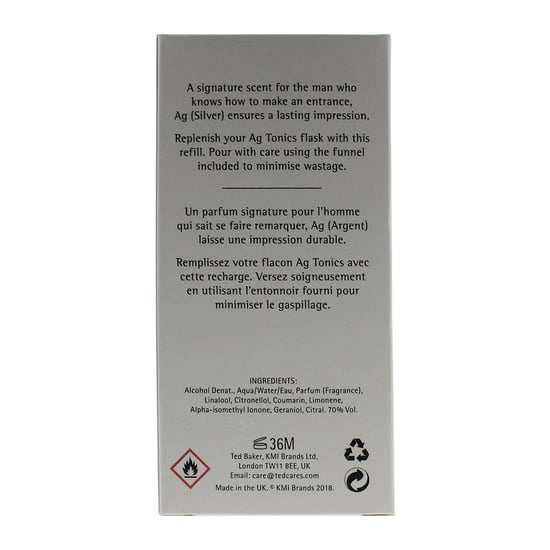 Ted Baker Ag Eau de Toilette 50ml Refill