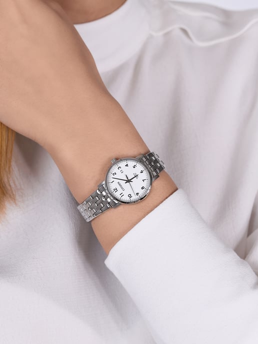 Citizen Damen Silberne Uhr EU6090-54A - Image 4