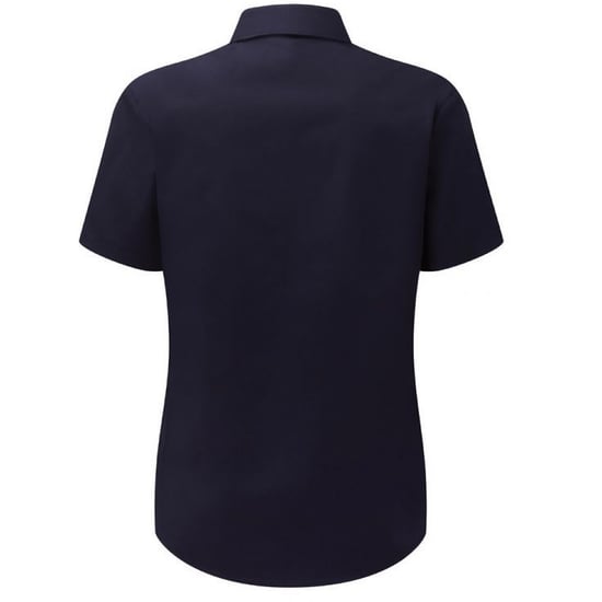 Russell Collection - Bluse mit kurzen Ärmeln - Damen (Marineblau) - Image 2