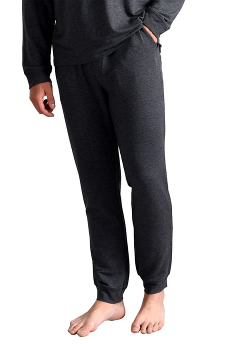 Ted Baker Pyjamahose für Herren | Atmungsaktive, lässige, lange Pyjama-Jogginghose mit Taschen - Holzkohle - Image 1