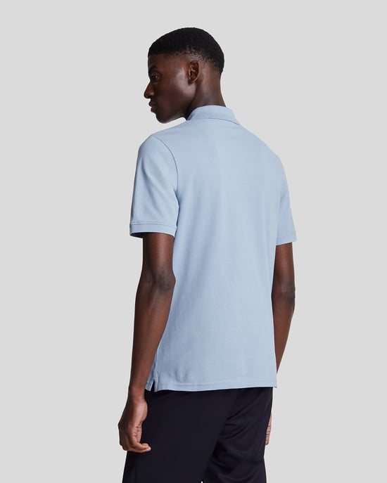 Herren Polohemd in Blau - Image 3