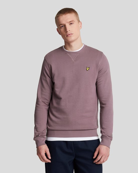 Sweatshirt mit Rundhalsausschnitt für Herren in Rosa - Image 1