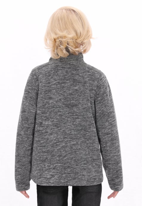 Schmuddelwedda Fleecejacke Jungen (Kids) Grau Melange - Image 4