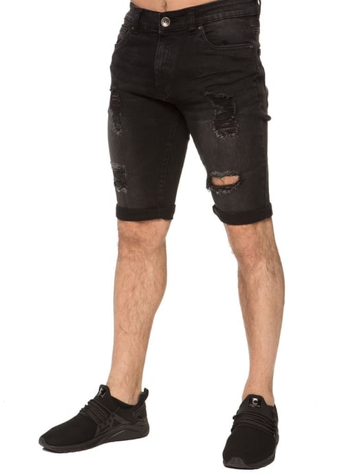 Herren Ripped Skinny Shorts - Image 1