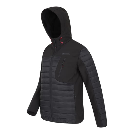 Mountain Warehouse - "Turbine II" Softshelljacke Wattiert für Herren (Schwarz) - Image 3