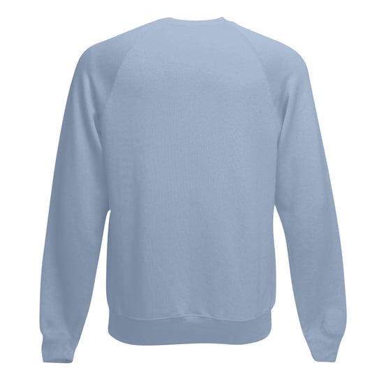 Fruit Of The Loom Herren Raglan-Ärmel Belcoro® Sweatshirt (Mineral Blau) - Image 2