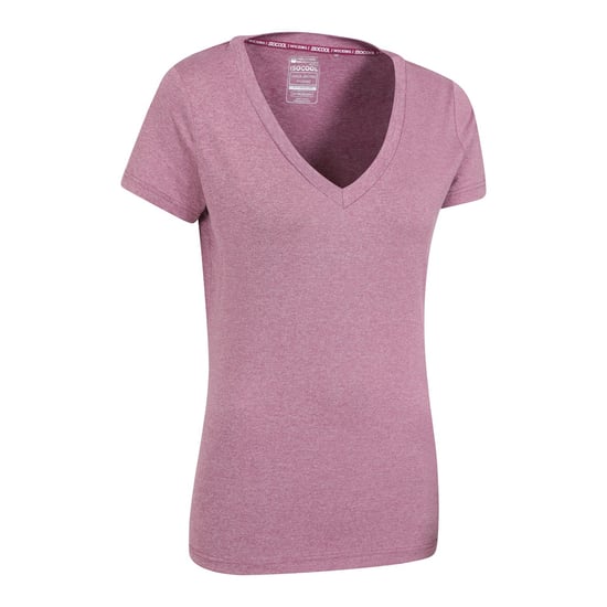 Mountain Warehouse Womens/Ladies Vitality V Neck T-Shirt (Pink)
