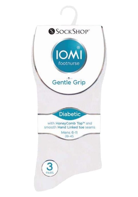 Herren 6er Pack nicht elastische Diabetikersocken mit handgekettelten Zehennähten - Image 2