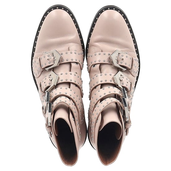 Givenchy Schnallen-Detail Nieten-Ankle Boots aus hellrosa Leder - Image 2