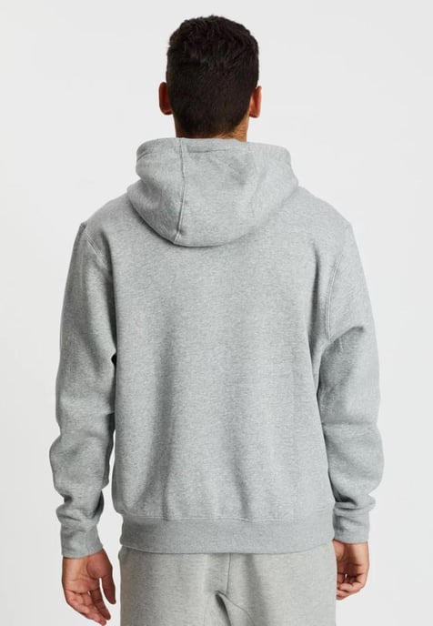 Nike Herren Sportswear Fleece Pullover Hoodie in Grau - Image 2