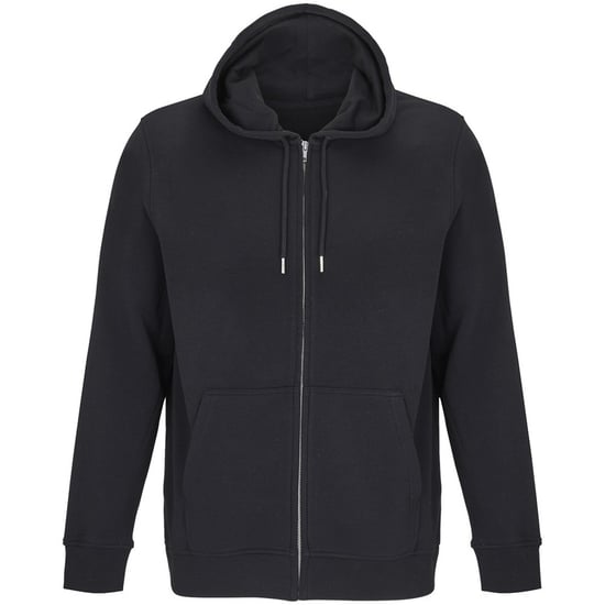 SOLS - "Calipso" Hoodie mit durchgehendem Reißverschluss für Herren/Damen Unisex (Schwarz) - Image 1