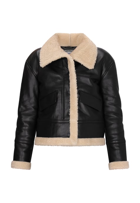 Dreimaster Jacke Damen schwarz - Image 1