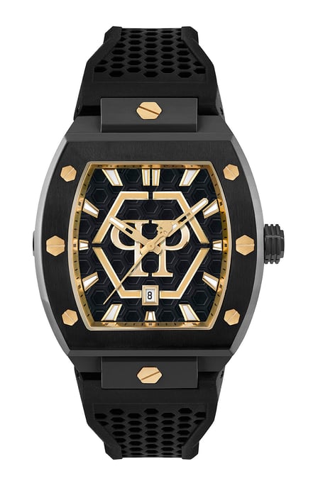 Philipp Plein The Hexagon Phantom Schwarz Herren Armbanduhr PWPUA0224 - Image 1