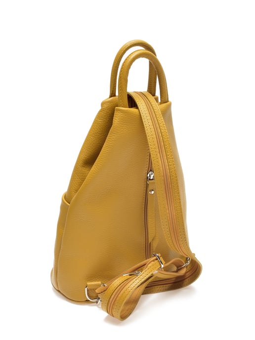 Carla Ferreri SS22 CF 1625 Moutarde Cuir de vachette Sac - Image 2