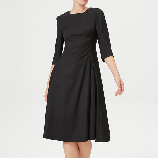 Ausgestelltes Schneiderkleid mit quadratischem Ausschnitt - Image 3