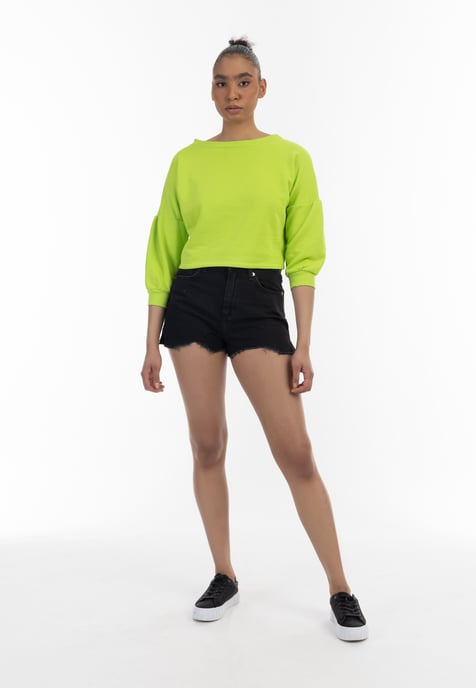 Mymo Sweatshirt Damen Limette - Image 2