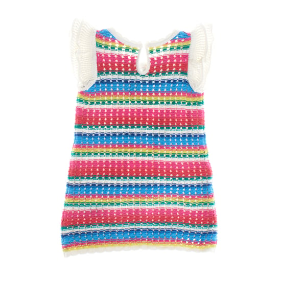Crochet knit dress 663837 girl