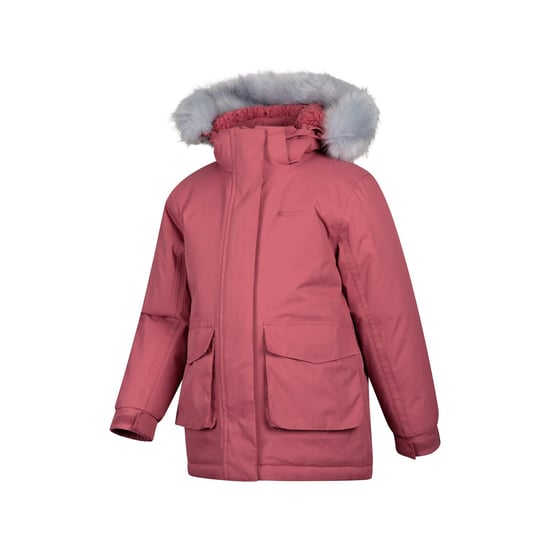 Mountain Warehouse Childrens/Kids Ranger Logo Wasserdichte Jacke (Rosa) - Image 4