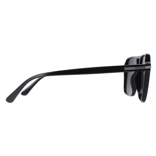 Prada Aviator Mens Black Green Polarized PR20YS