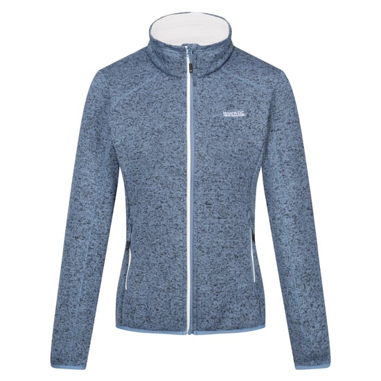 Regatta - "Newhill" Fleecejacke Durchgehender Reißverschluss für Damen (Kronenblau/Weiß) - Image 1