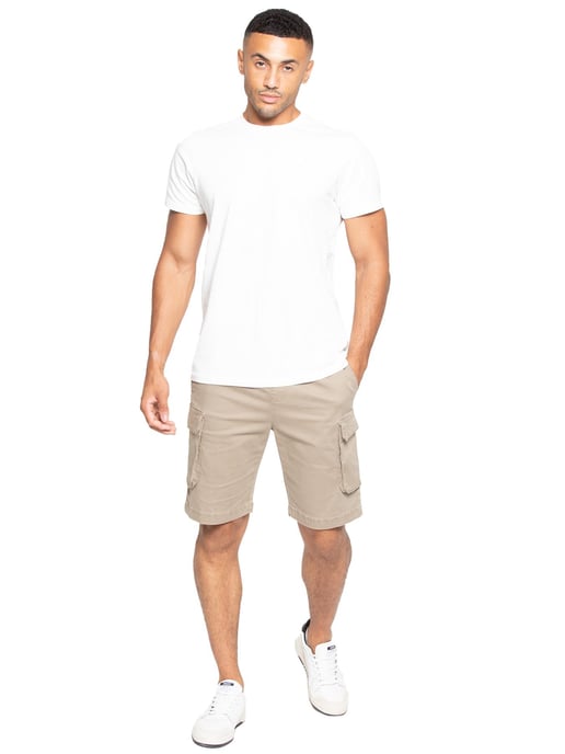 Enzo | Herren Cargo Shorts - Beige - Image 5